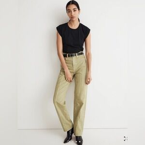 Madewell Baggy Straight Jeans: Garment-Dyed Edition SZ 28